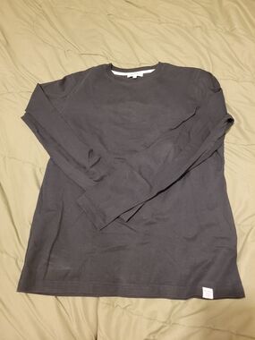 Norse Projects Men's Long-Sleeve Crew in Black